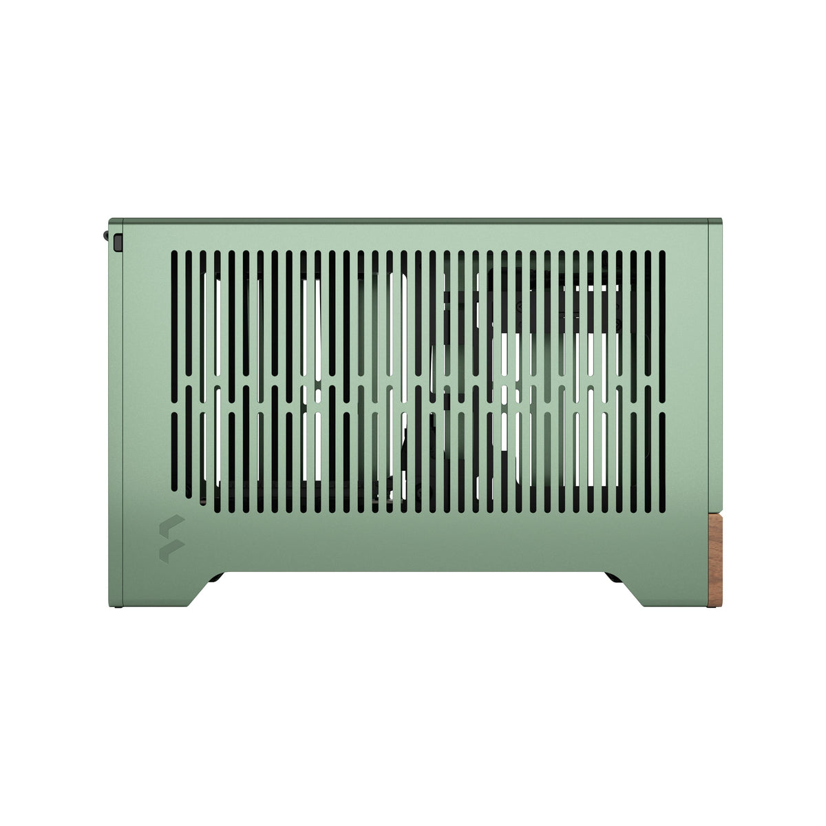 Fractal Design - Terra Jade Mini-ITX Small Form Factor PC Case with PCIe 4.0 Riser - Jade