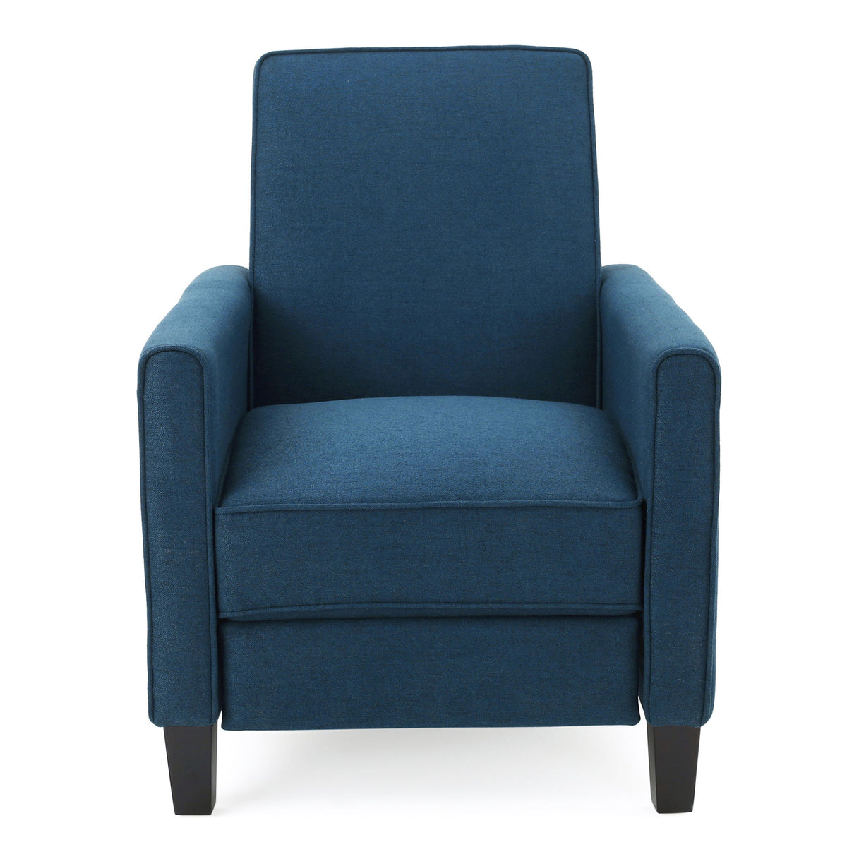 Sillón reclinable tapizado con respaldo retráctil para sala de estar