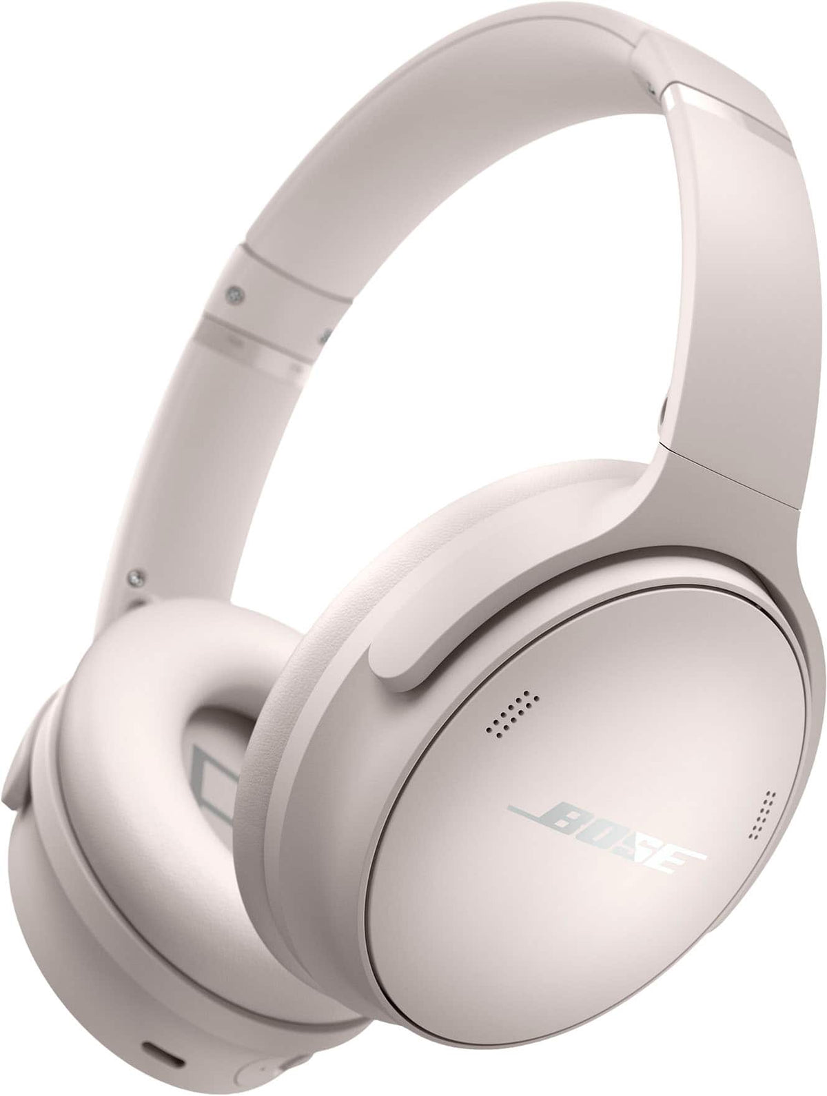 Bose - QuietComfort Wireless Noise Cancelling Over-the-Ear Bluetooth Headphones - White Smoke