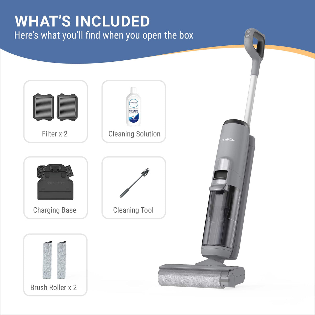 Tineco - GO XL Cordless Floor Washer - Gray