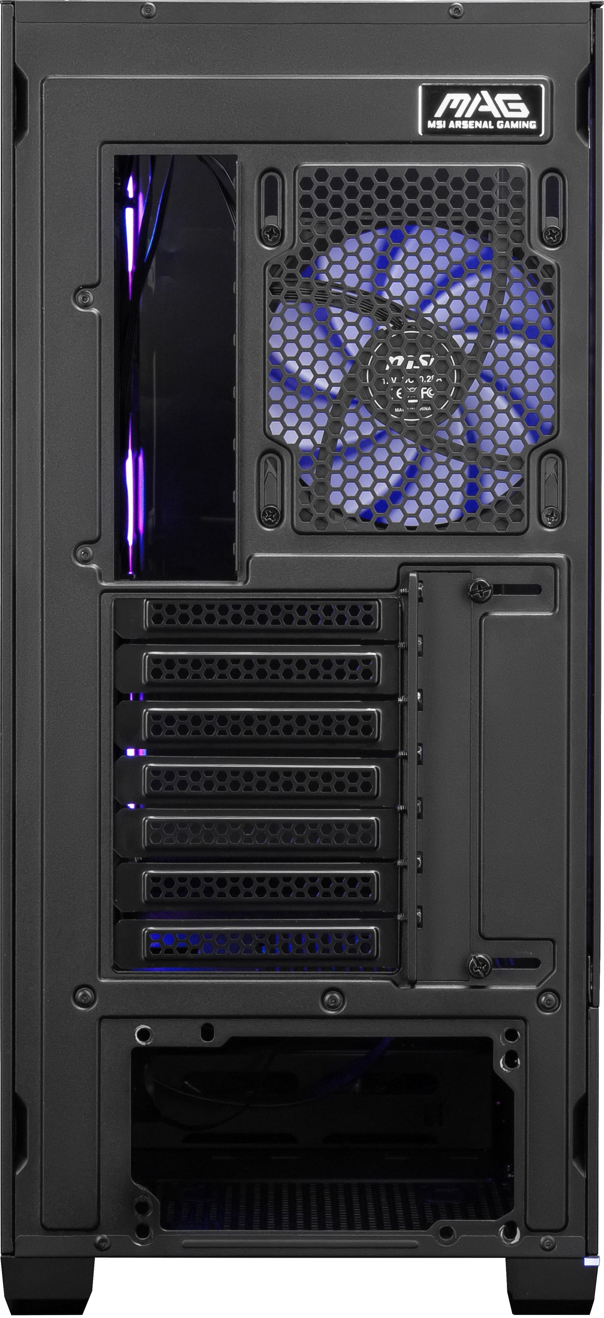 MSI - MAG PANO 110R PZ  ATX Mid-Tower PC Case - Black