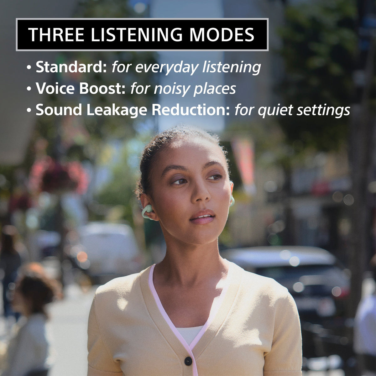 Sony - LinkBuds Clip Truly Wireless Open Earbuds - Green