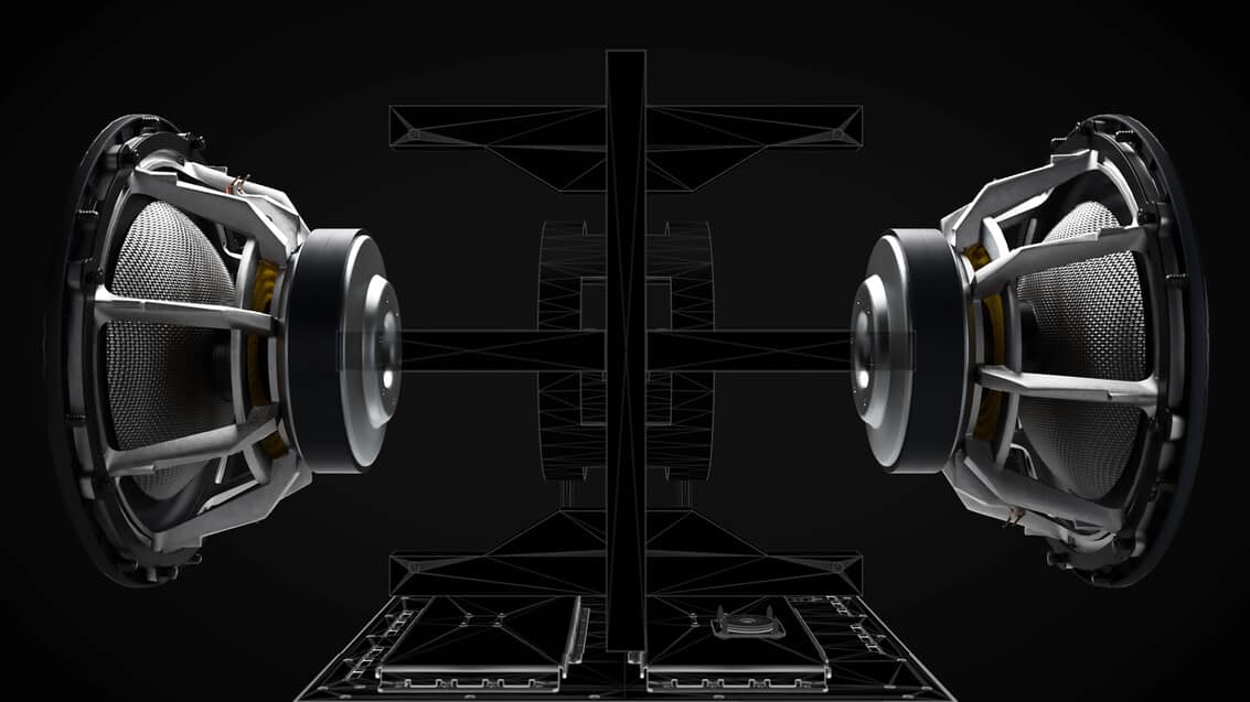 Bowers & Wilkins - DB Series Dual 10" Powered Subwoofer - Satin white