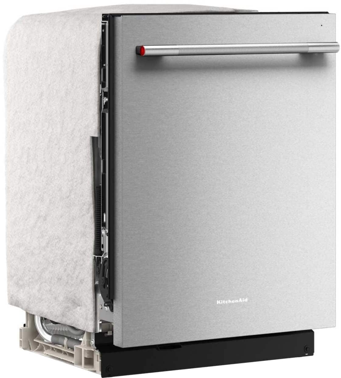 KitchenAid - 24" Top Control Built-In Dishwasher with 360 Max Jets Third Rack, Advanced ProDry, Ultra-bright LED Lighting - Stainless Steel
