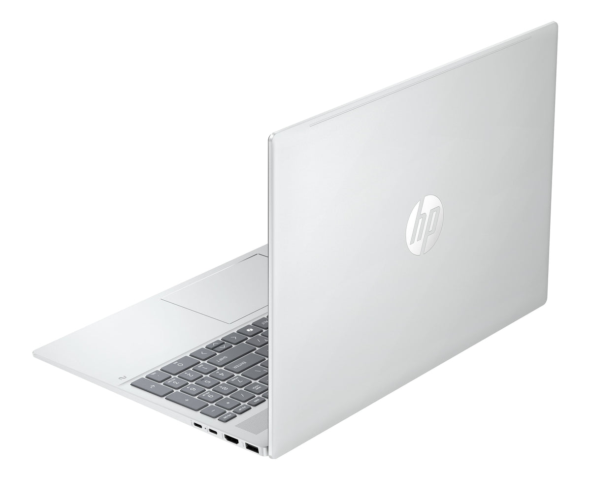 HP - OmniBook 5 16 inch Laptop Next Gen AI PC 16-ag1000nr AMD Ryzen AI 5 340 16GB RAM 512GB SSD Win 11 Silver - Glacier silver aluminum
