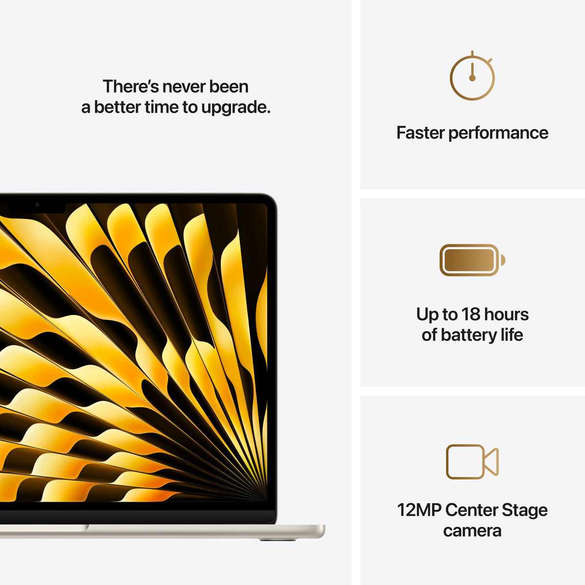 Apple - MacBook Air 13-inch Laptop - Apple M4 chip Built for Apple Intelligence - 24GB Memory - 512GB SSD - Starlight