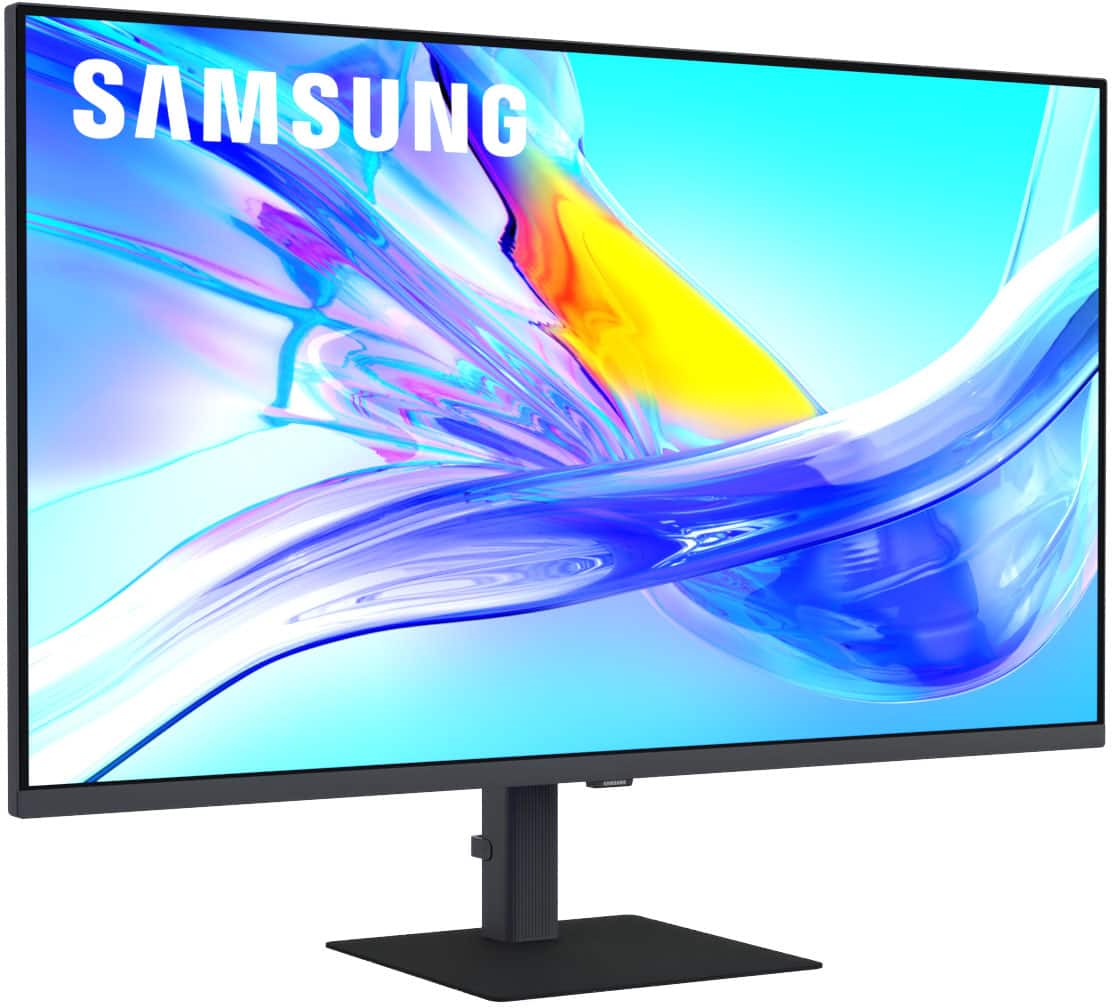 Samsung - 37" ViewFinity S8 S80UD LED 4K UHD High Resolution Monitor with HDR10, USB-C and Ergonomic Stand - Black