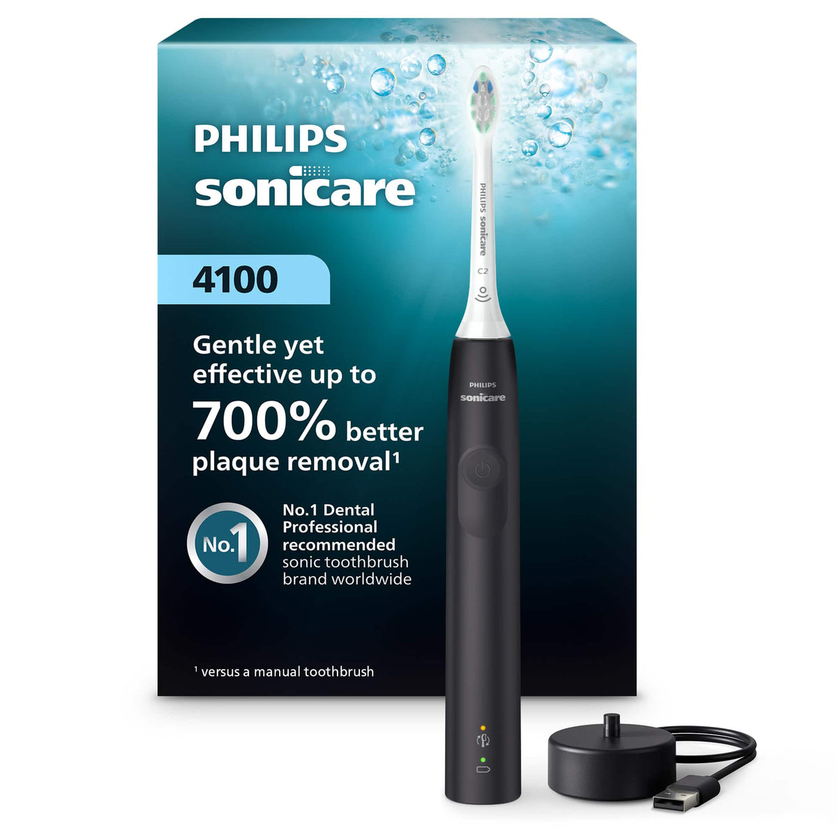 Philips Sonicare - 4100 Power Toothbrush - Black