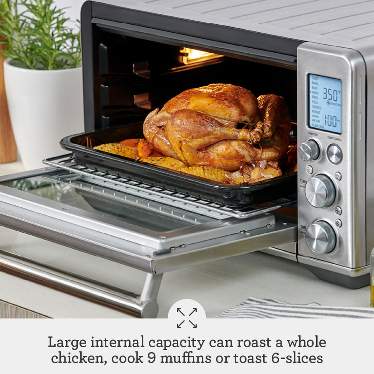 Breville - the Smart Oven Air Fryer - Brushed Stainless Steel