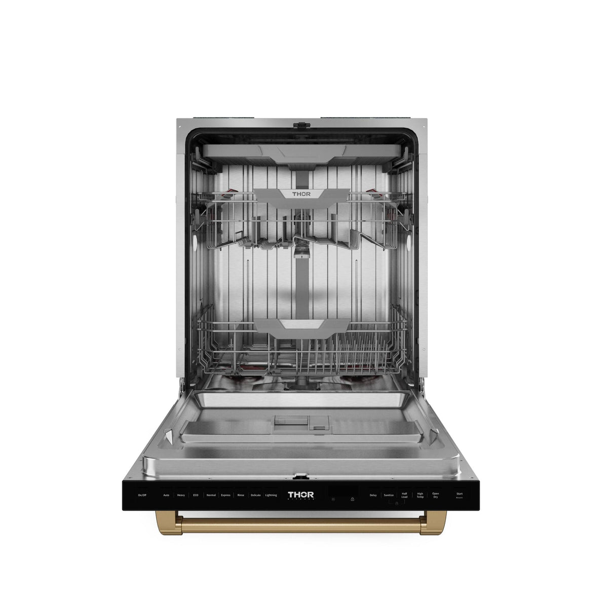 Gordon Ramsay Series by THOR Kitchen 24 Inch Dishwasher with Bronze Hardware - Black