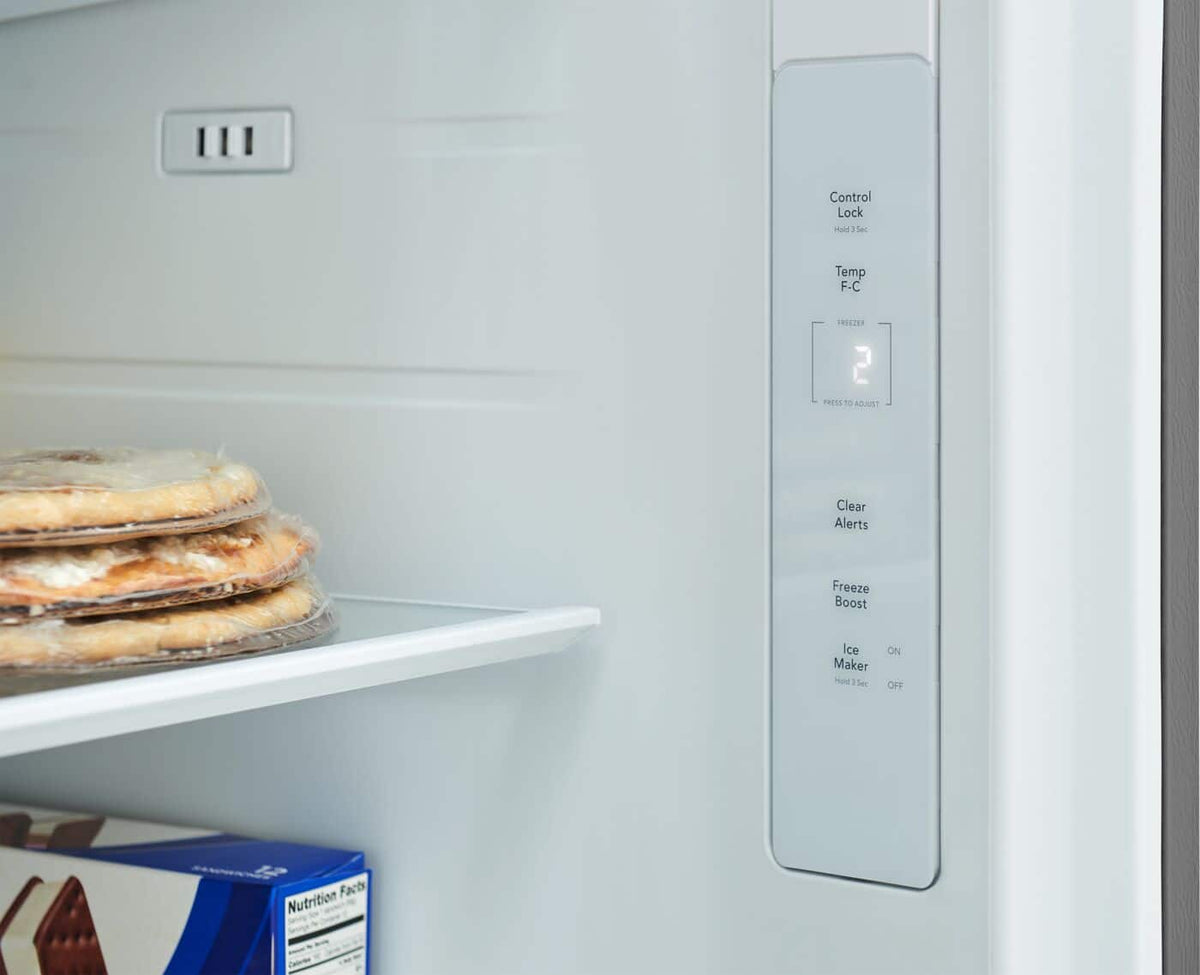 Frigidaire - 32 in. Wide 19 Cu. Ft. Single Door Freezer - Stainless Steel