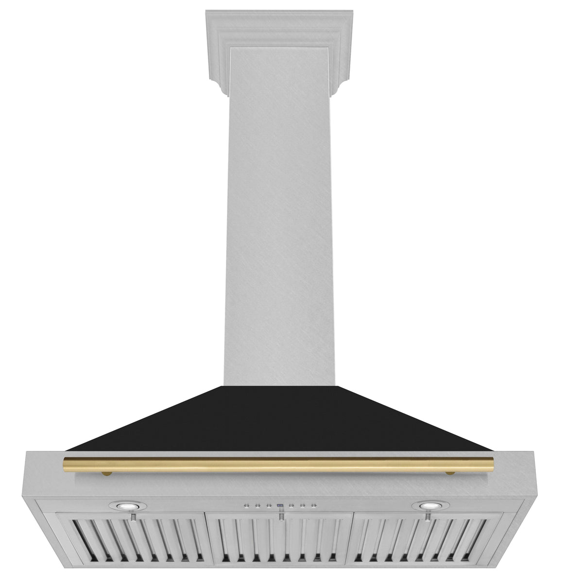 ZLINE - 36 inches - Convertible & Convertible - Wall Range Hood - Satin Stainless Steel