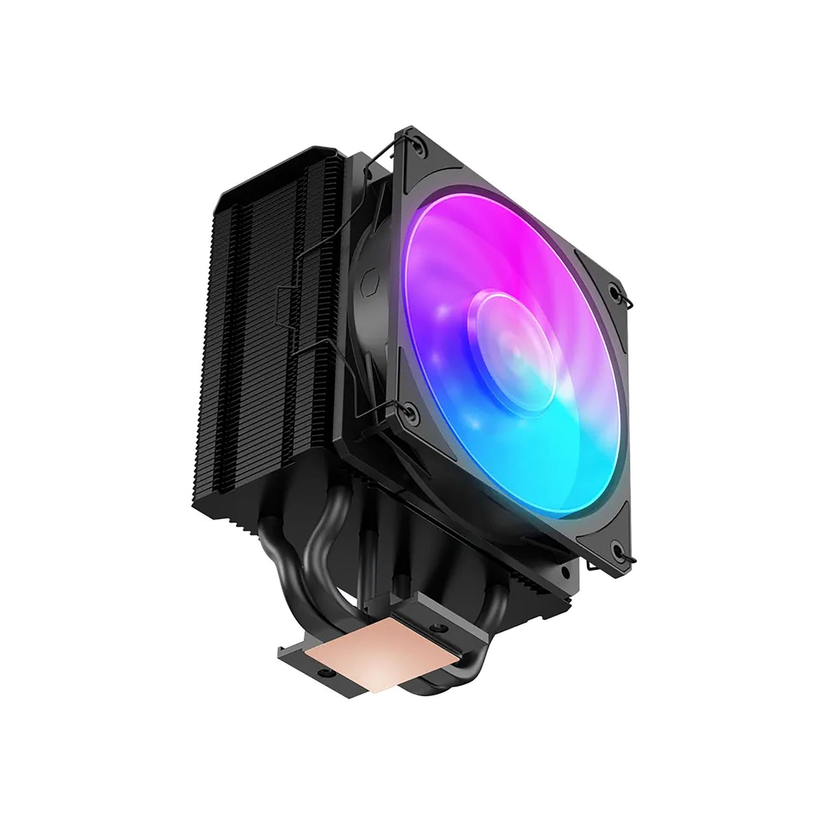 Cooler Master - Hyper 212 3DHP Black ARGB CPU Air Cooler - Black and ARGB
