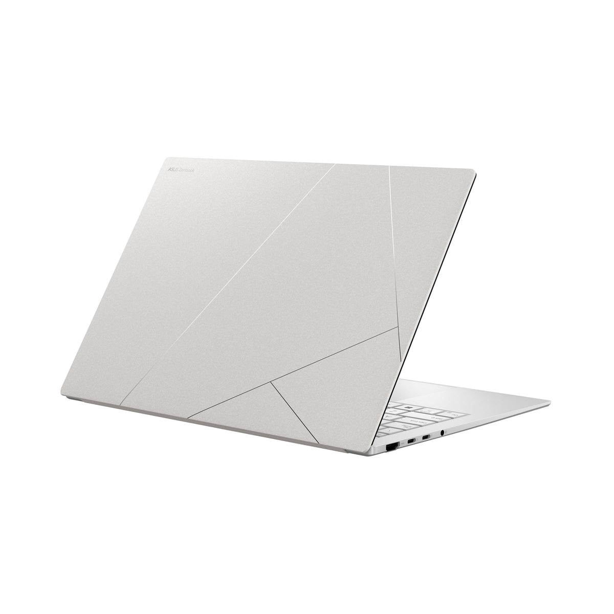 ASUS - Zenbook S14 14" OLED Touch Screen Laptop - Intel Core Ultra 7 258V - 32GB RAM - 1TB SSD - Copilot+ PC - Scandinavian White