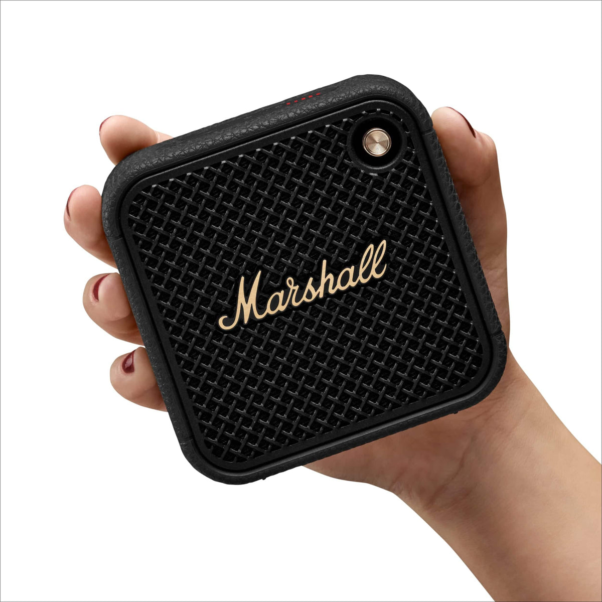 Marshall - Willen II Portable Bluetooth Speaker with Rugged Waterproof / Dust-proof Wireless Design - Black/Brass