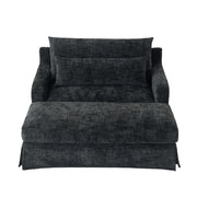 Sofa Bed Loveseat With Textured Surface And 2 Cushions