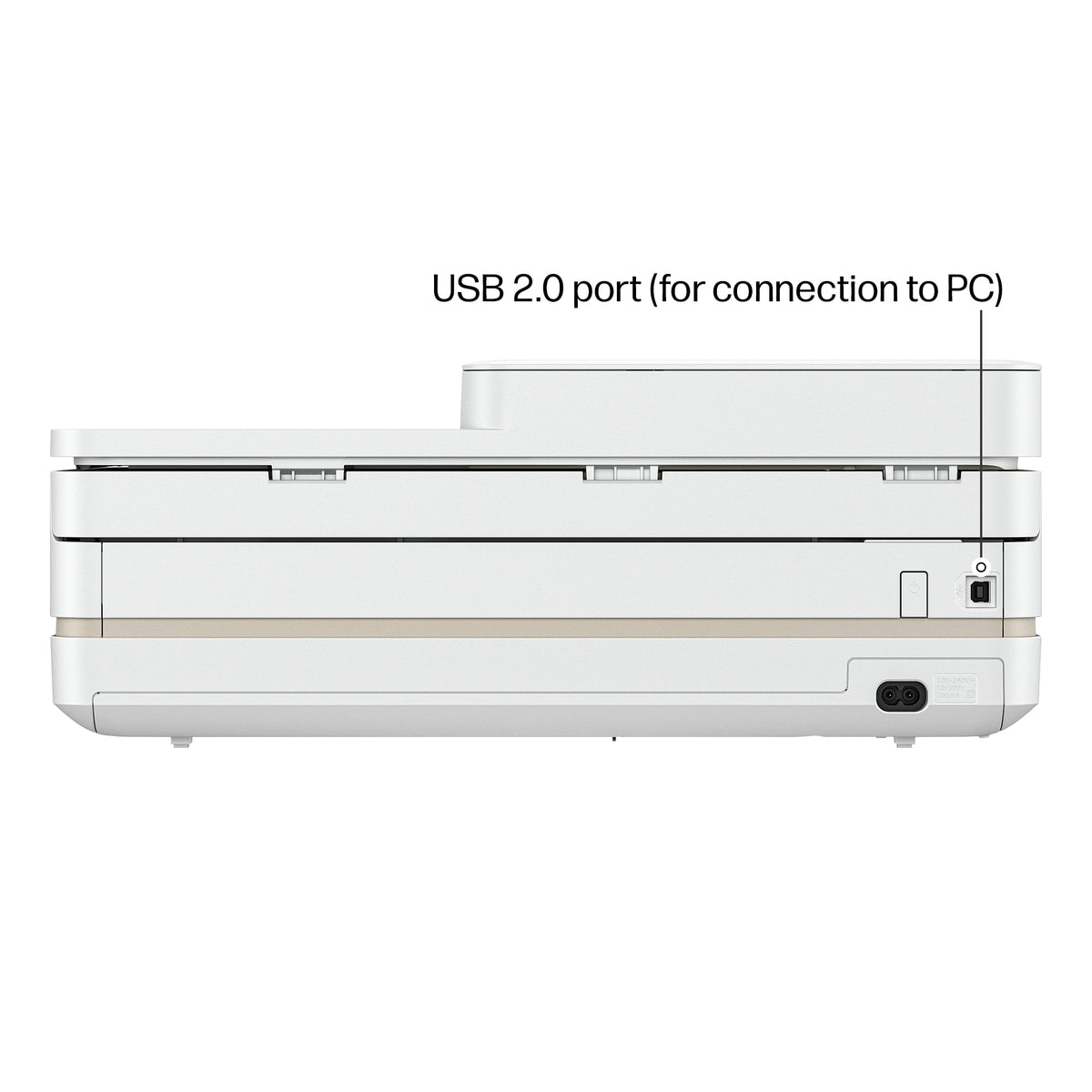 HP - Envy 6555 Wireless AI-Enabled All-in-One Inkjet Printer with 3 Months of Instant Ink - White