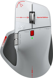 Logitech - MX Master 4 Creator Edition, Ergonomic Wireless Mouse with Advanced Performance Haptic Feedback - Wireless - Red
