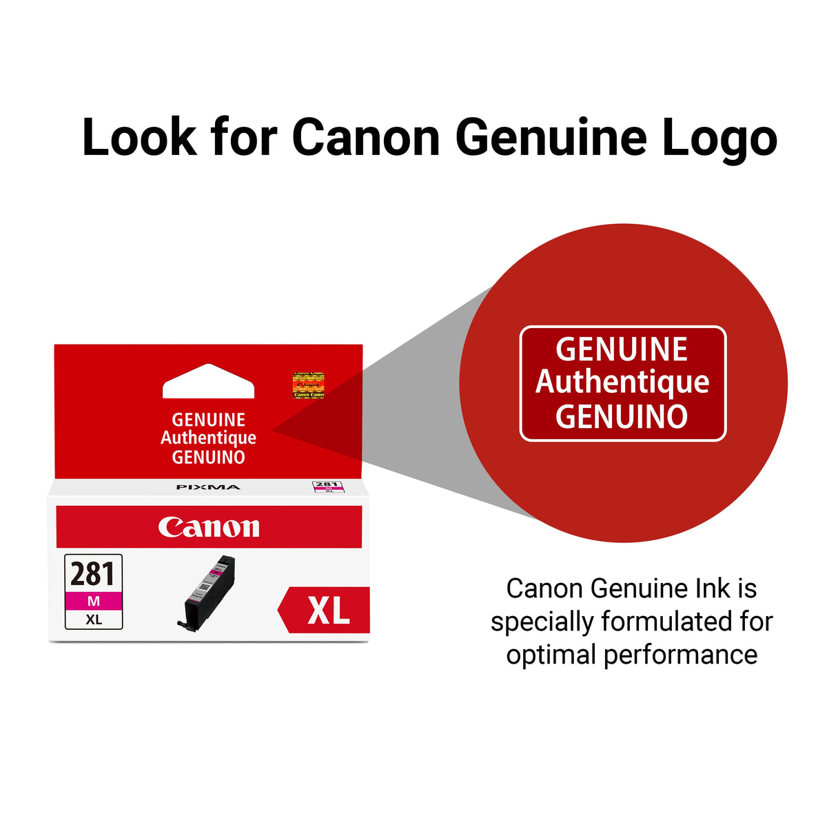 Canon - CLI-281 XL High-Yield Ink Cartridge - Magenta