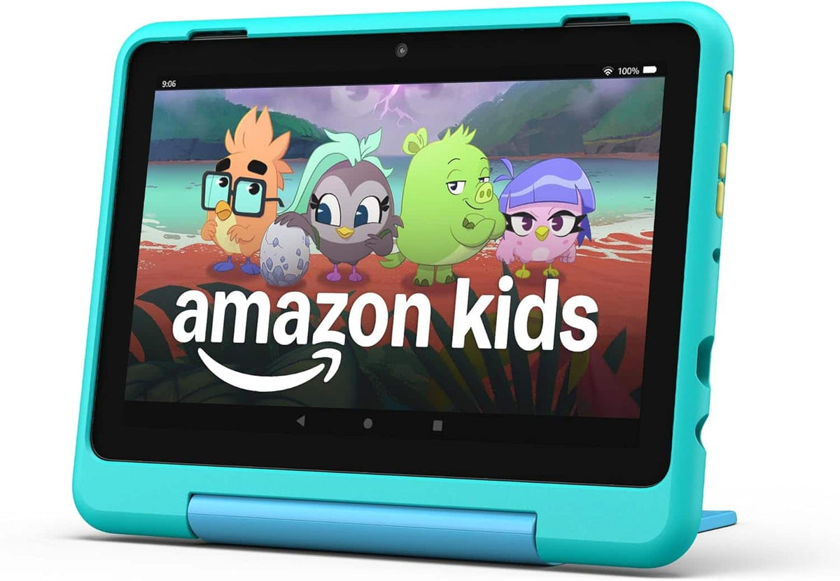 Amazon - Fire HD 8 Kids Pro tablet, ages 6-12 | 3GB memory, 8" HD screen, 13-hr battery, 32GB, (2024 release) - Discovery