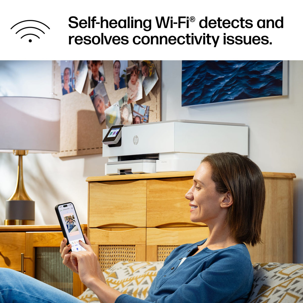 HP - Envy Photo 7275 Wireless AI-Enabled All-in-One Inkjet Printer w/ 3 Months Instant Ink - White