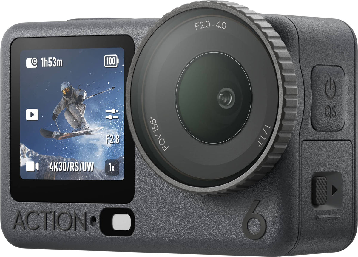 DJI - Osmo Action 6 Standard Camera Combo - Black