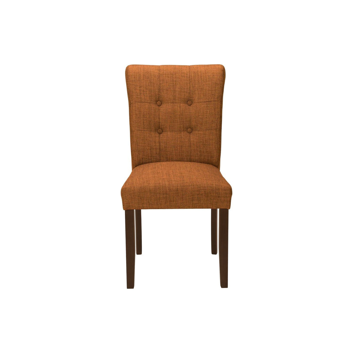 Silla de comedor tapizada de diseño moderno y compacto (juego de 2)