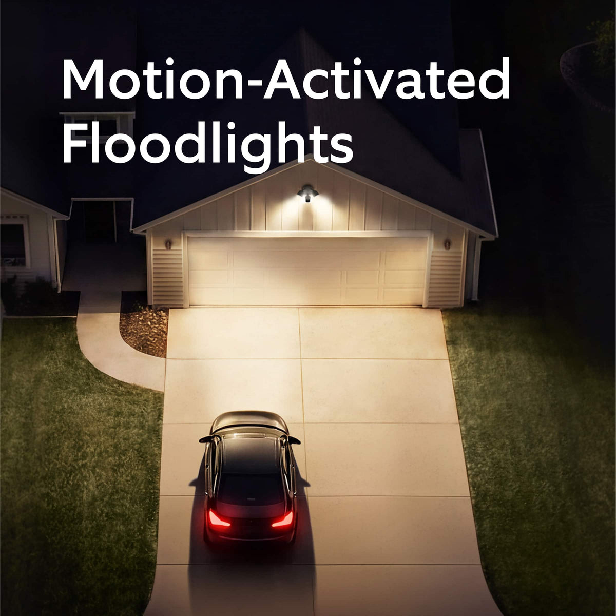 Ring - Floodlight Cam, Wired (newest model) — Wide-Angle Retinal 2K Video, 6x Enhanced Zoom, Ultra-Bright Floodlights - Black