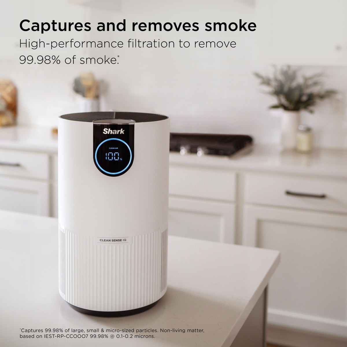 Shark - Clean Sense™ Air Purifier with Odor Neutralizer Technology, HEPA Filter, 500 sq. ft - White