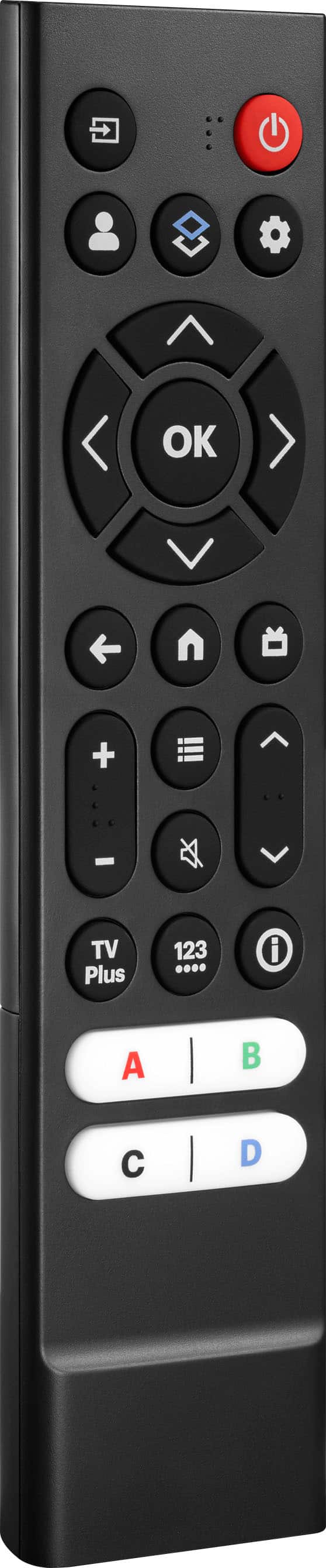 Insignia™ - Replacement Remote for TCL TVs - Black