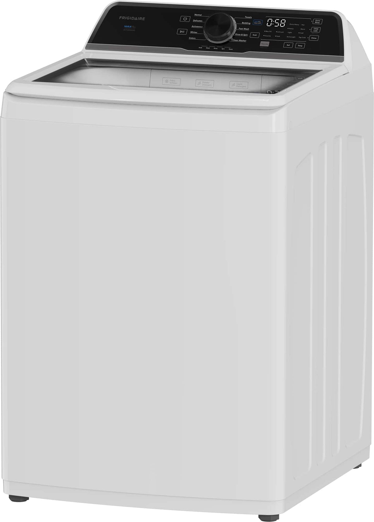 Frigidaire - 4.4 Cu. Ft. High Efficiency Top Load Washer with Maxfill Option - White