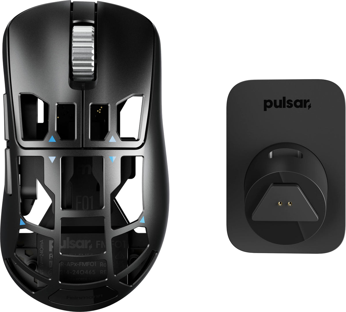Pulsar - Feinmann F01 Wireless Magnesium Mouse - Wireless - Black