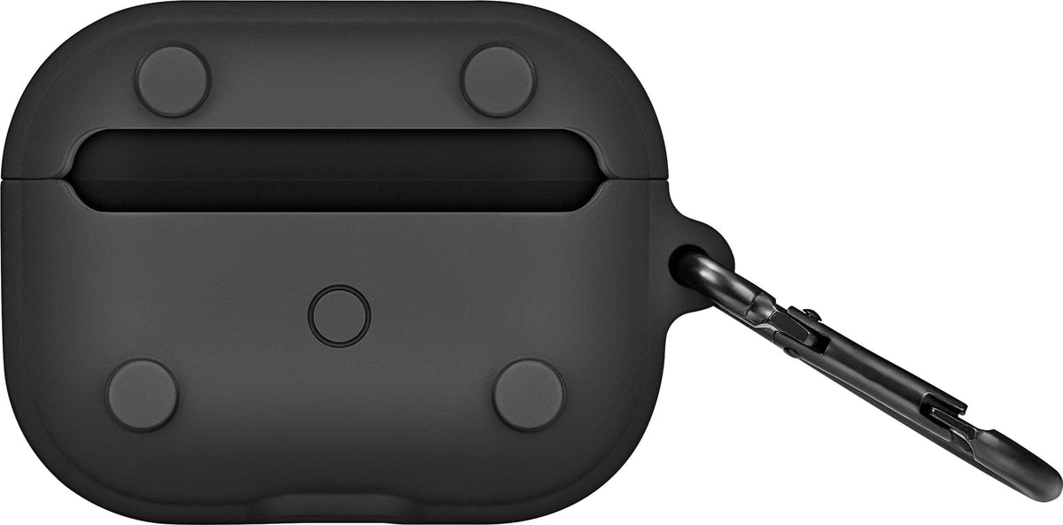 Insignia™ - Silicone Case for Apple AirPods Pro 3 with 3-in-1 Cleaning Tool - Black