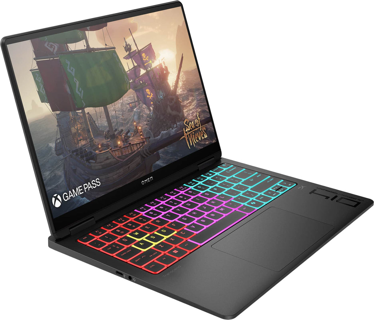 HP OMEN - Transcend 14" 120Hz 3K OLED Gaming Laptop - Intel Core Ultra 7 (2025) - 16GB Memory - NVIDIA GeForce RTX 5060 - 1TB SSD - Shadow Black