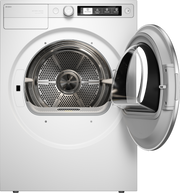 Asko - 5.2 cu. ft. Stackable Electric Vented Dryer - Butterfly Drying System, Soft Drum Technology, 18 Programs – - White
