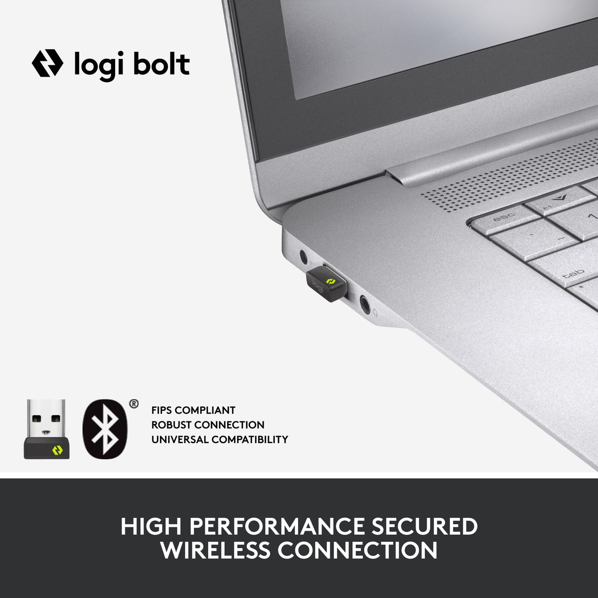 Logitech - Lift for Business Vertical Ergonomic Left Handed Wireless Mouse - Wireless - Graphite