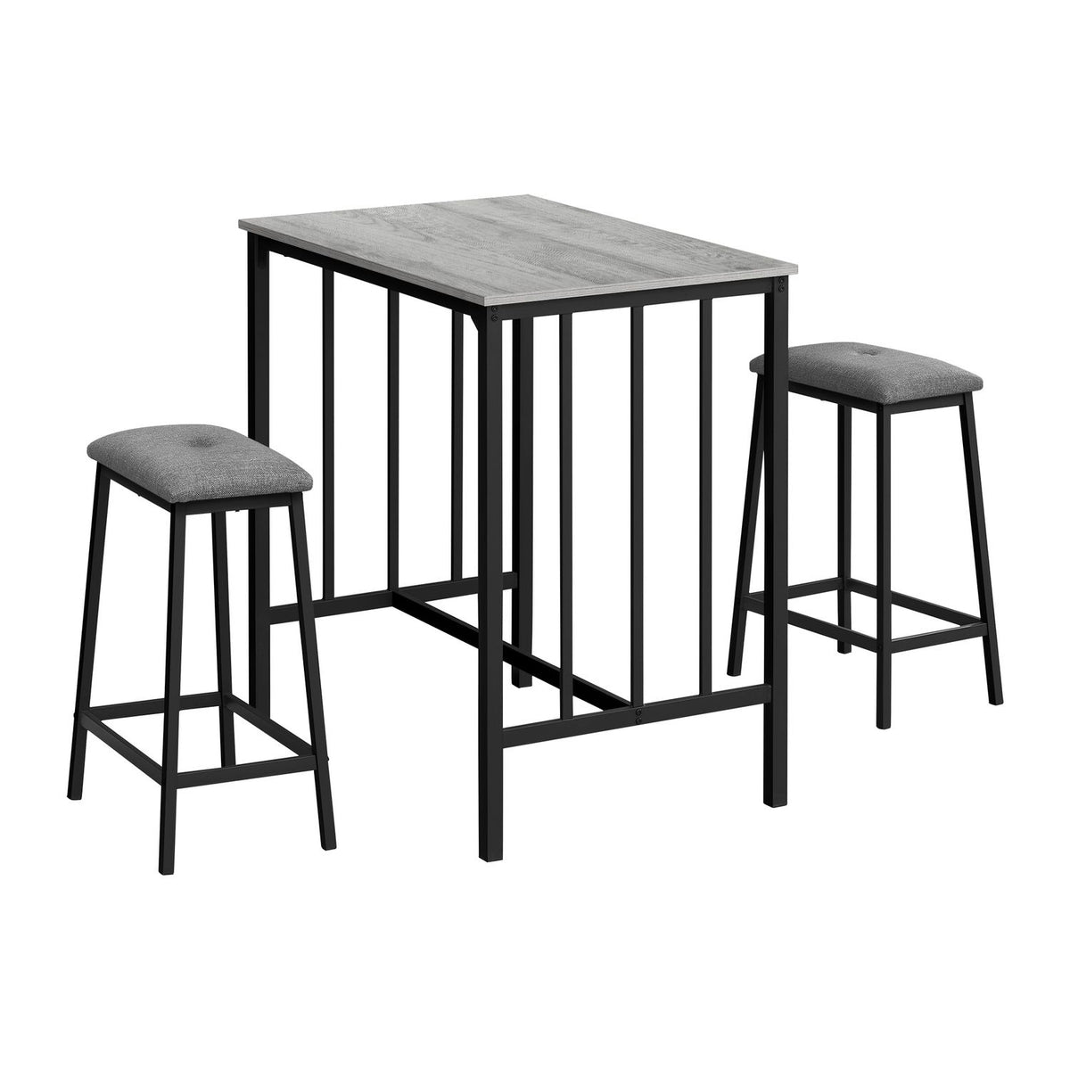 3 Pieces Dining Set, Counter Height, Rectangular, Small, Contemporary & Modern