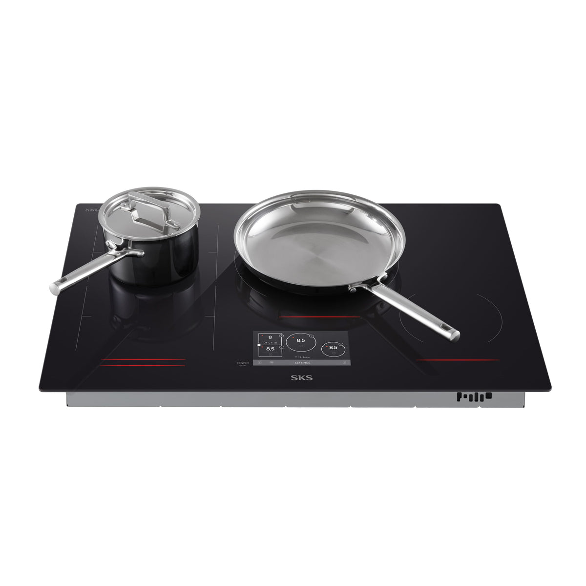 SKS - 30" Induction Cooktop with 4 Elements - Black