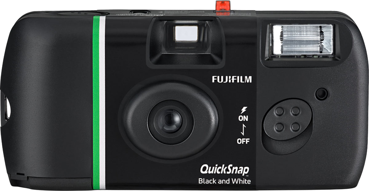 Fujifilm - QuickSnap and White Single-Use Camera - Black