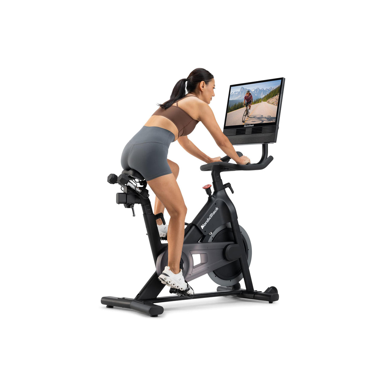 NordicTrack - 24 Studio Bike for a Best-In-Class Cycling Experience - Black