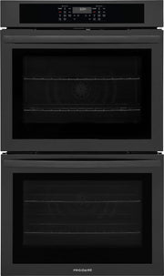 Frigidaire - 30" Built-In Double Wall Oven with Convection Bake and Air Fry - Black