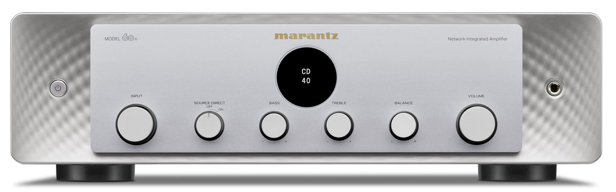Marantz - MODEL 60n 60W 2.1-Ch. Network Integrated Amplifier - Silver Gold