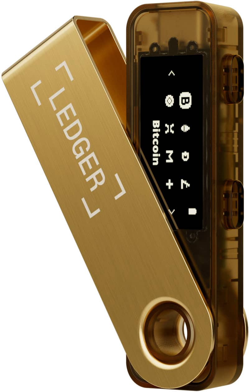 Ledger - Nano S Plus Crypto Hardware Wallet - Gold