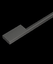 Minimal Handle, 24" Compatible with Fisher & Paykel Integrated DishDrawer and Dishwashers - Black