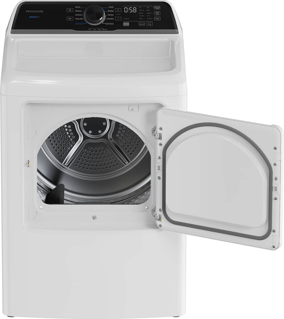 Frigidaire - 7.0 Cu. Ft. Electric Dryer with Sensor Dry Technology - White