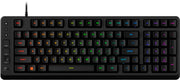 HyperX - Eve 1800 Compact Wired Membrane Gaming Keyboard with RGB Back Lighting - Black