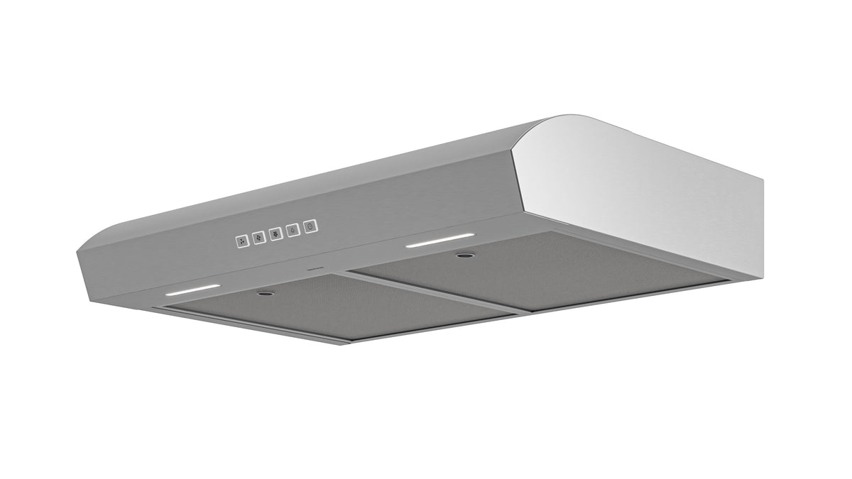 Broan - 30 inches - Convertible - Under cabinet Range Hood - Stainless Steel
