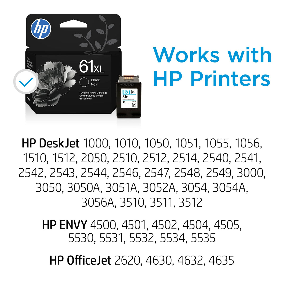 HP - 61XL High-Yield Ink Cartridge - Black