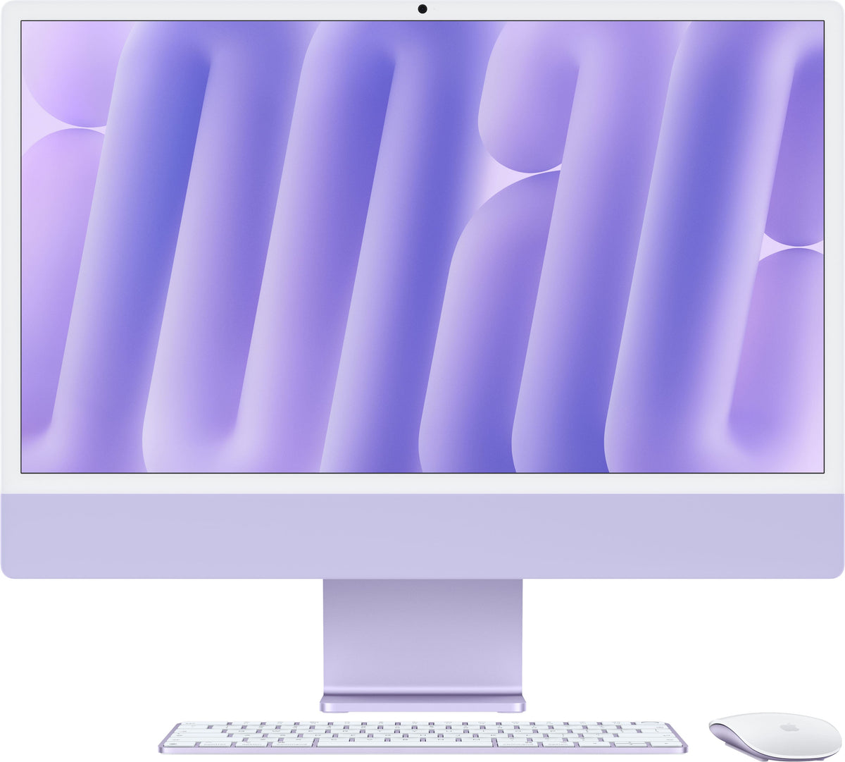 Apple - iMac 24-inch All-in-One - M6 chip - 12 Core CPU - 12 Core GPU - Standard Glass - 16GB Memory - 256GB SSD - Purple