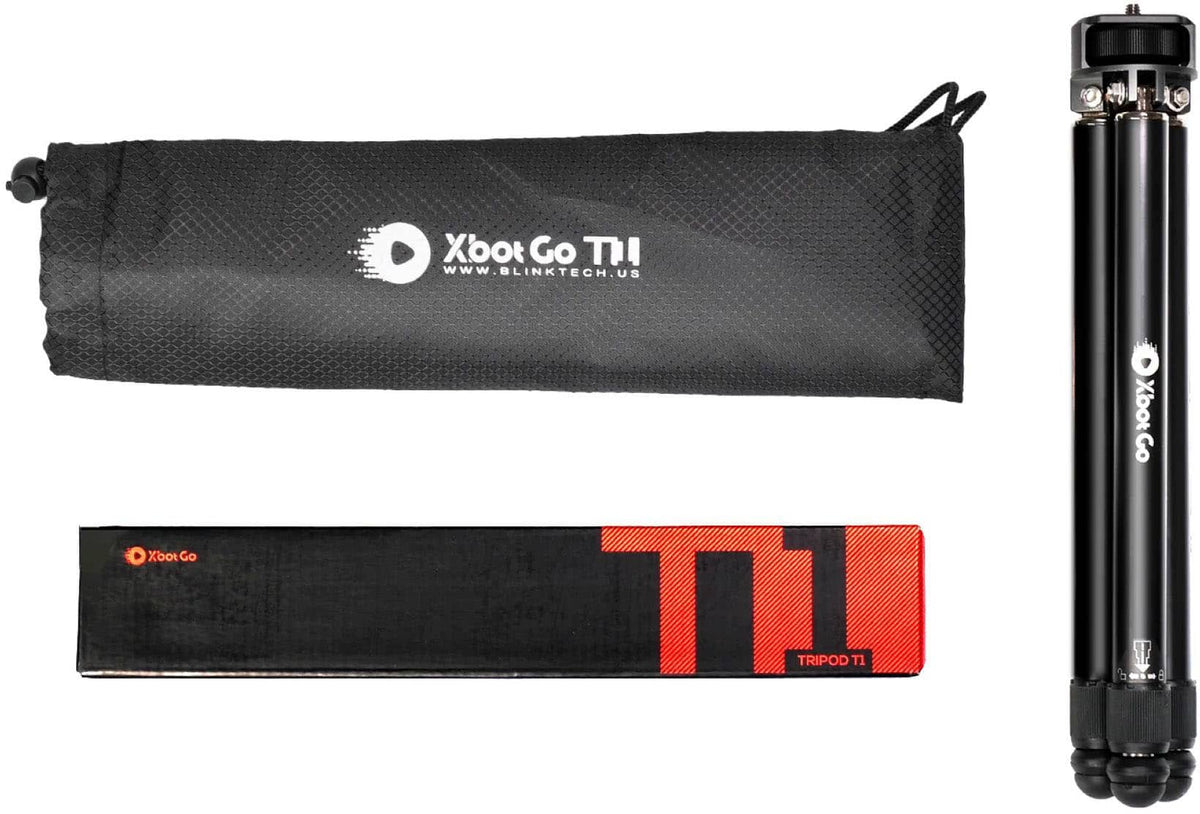 XbotGo - T1 3.77ft Tripod - Black